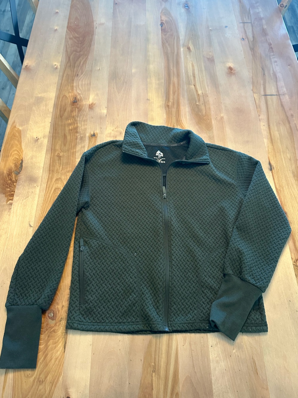 RBX Quilted Full-Zip Jacket in Dark Green